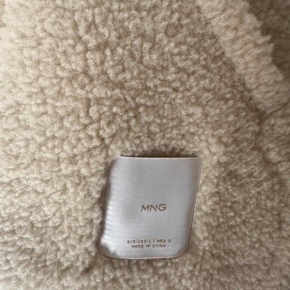 Mango Women's Tan and Cream Coat - Picture 8 of 8